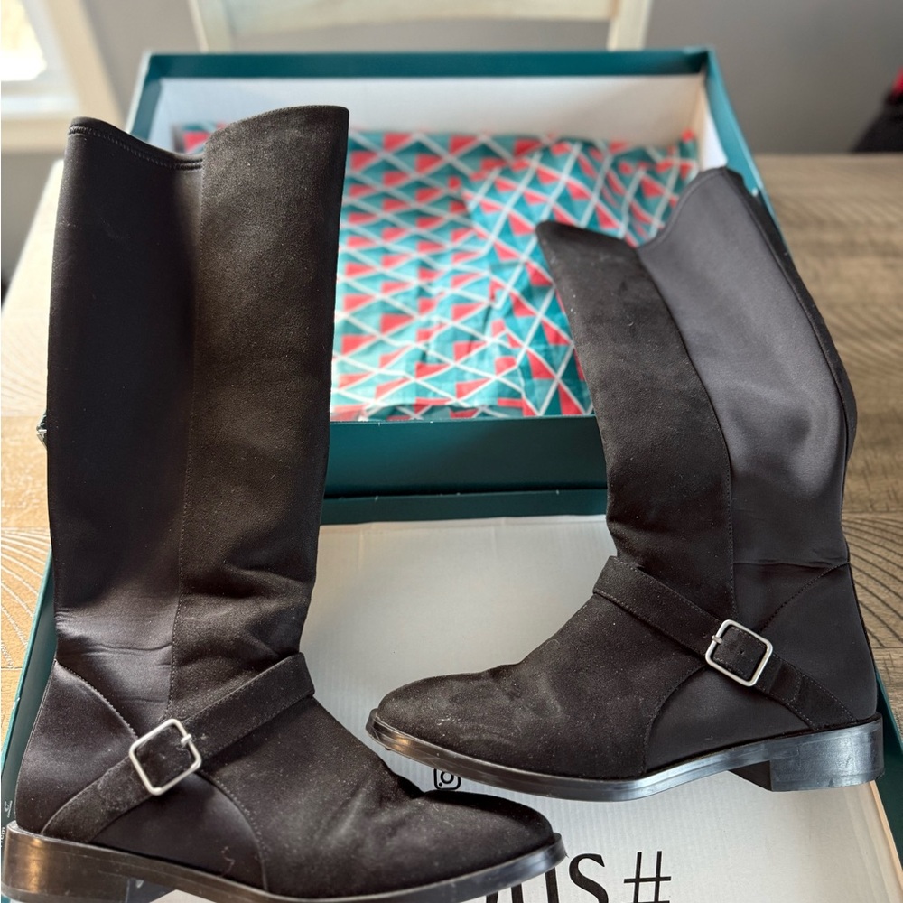 Women's Black Riding Boots